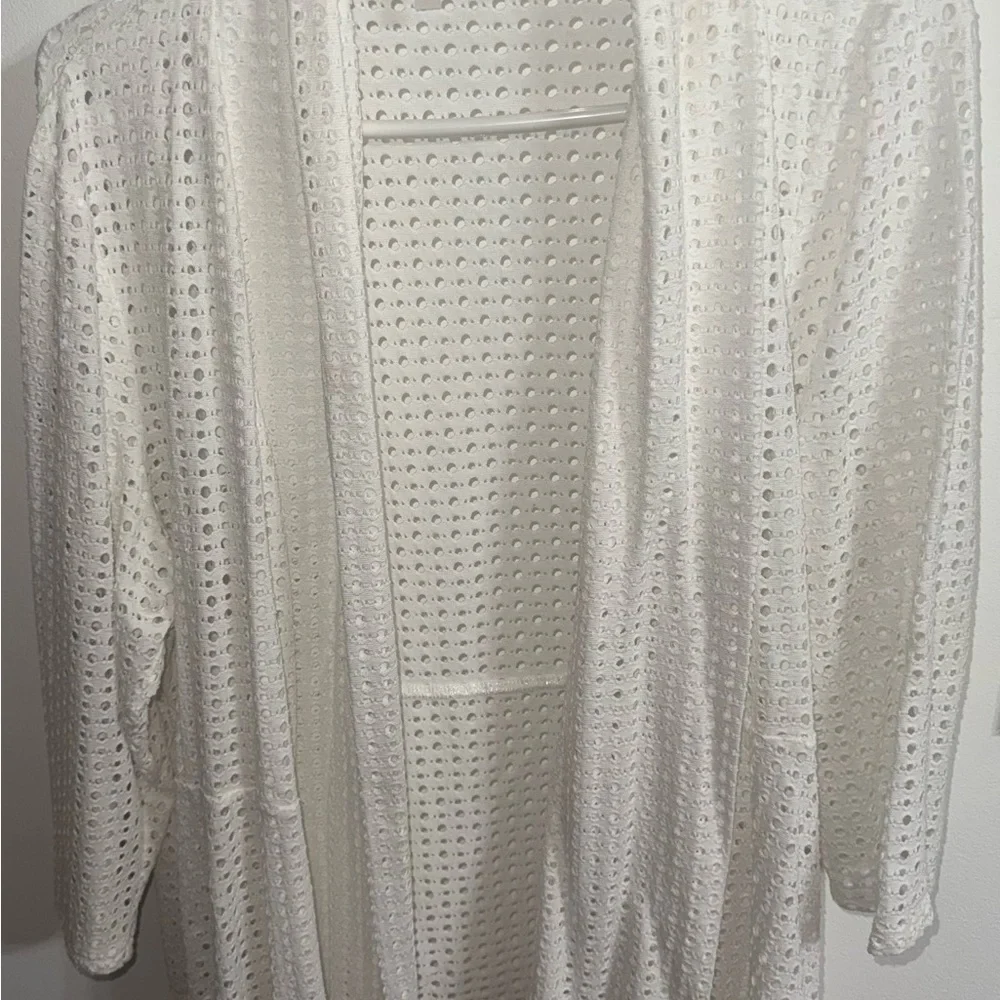 White dressy cover up - Picture 1 of 2